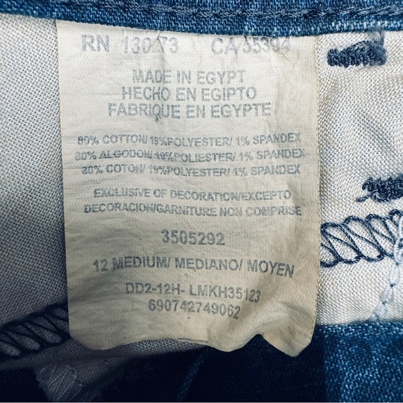 Dark blue Lee leopard print classic fit at the waist jeans - Picture 9 of 12